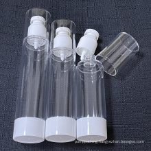 80ml 100ml 120ml Big Volume In Stock Round Airless White Mist Pump Bottle Tube Packaging Bottle Skin Care Packaging